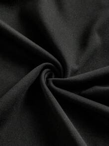 SHEIN EZwear Women'S Knitted Spaghetti Strap Tight Jumpsuit Unitard - Black - View 5