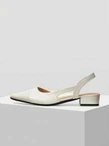 MOTF PREMIUM Sepatu flat wanita simpel dan serbaguna dengan kombinasi warna, cocok untuk liburan Tahun Baru, musim semi, liburan Paskah, dan Natal. - Chantilly - View 4