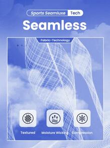 Core Rhythm Solid Color High Waist Sports Leggings Yoga Women Pants - Royal Blue - View 5