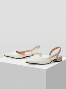 MOTF PREMIUM Sepatu flat wanita simpel dan serbaguna dengan kombinasi warna, cocok untuk liburan Tahun Baru, musim semi, liburan Paskah, dan Natal. - Chantilly - View 6