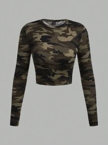 SHEIN EZwear Multi-Pack Women Versatile Casual Simple Long Sleeve T-Shirt Valentine Day