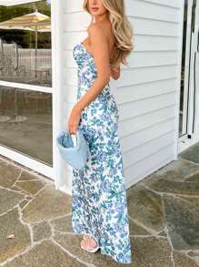 Firerie Váy dài quây hoa mùa hè dành cho nữ - Nhiều màu - Xem 4