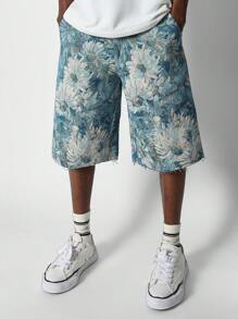 SUMWON Jacquard Jort - Blå - Visa 1