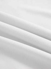 INAWLY Áo phông in hình Ngày thi đấu bóng đá, Áo phông thường ngày tay ngắn cho nữ, Áo phông họa tiết mùa xuân/hè cho nữ - trắng - Xem 3