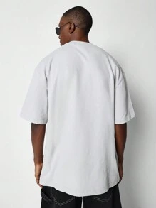 SUMWON Regular Fit Short Sleeve Tee With Front Graphic Print