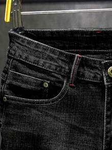Men's Pocket Distressed Skinny Casual Jeans