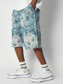 SUMWON Jacquard Jort - Blå - Visa 2