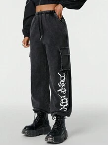 Coolane Fashionable Street Style Pants Suitable For Spring And Summer Outfits - Black - View 1