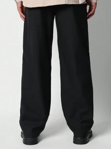 SUMWON Straight Fit Smart Trouser With Pleat Detail