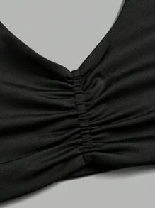 SHEIN Velisys Áo ba lỗ thể thao cổ tròn không tay in chữ thường ngày tập luyện - Nhiều màu - Xem 4