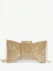 SHEIN Belle Luxury, Glamorous,Elegant,Women Gold Clutch Bag, Women Evening Bag,For Girls, Ladies, Women,College Students,For Brides,Bridesmaid, Wedding Guests, Honeymoon,For Party, Prom, Wedding,Club, Date, Evening,Date Night, Perfect For Party Wedding Prom Dinner/Banquet, Matching With Holiday Party Dress Evening Dress & Sequin Dress, Elegant Clutch Bag For Women, Tready Party Bags,Perfect For Party, Wedding, Prom, Dinner/Banquet, Fashionable Clutch Bags For Woman