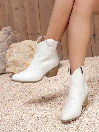 Styleloop 女士踝靴和短靴，适合度假、波西米亚风、复古美式、波西米亚风、西部风、音乐节、派对、圣诞节、万圣节