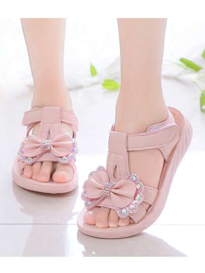 صنادل الأميرة للفتيات، نمط جديد لصيف 2021 الأزياء، نعل خفيف الوزن وناعم للأطفال الكبار والشباب