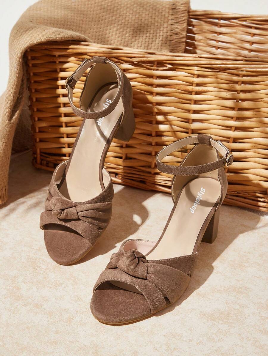 Styleloop Women's High Heel Sandals - Apricot - View 1