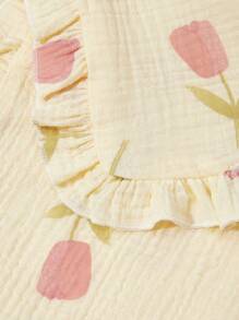 3pcs Baby Bib & Burp Cloth, Soft And Versatile - Multicolor - View 5