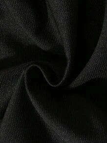 Manfinity Homme Men's Summer Casual Drawstring Waist 2 In 1 Lip & Letter Print Shorts - Black - View 7