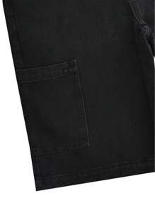 Men's Loose Fit Casual Denim Shorts Jorts With Side Pockets