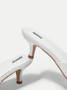 Styleloop Women's High-Heeled Sandals - White - View 7