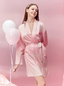 CARDCAPTOR SAKURA | SHEIN Women's Cute Cartoon Figure Printed Comfortable Robe