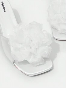 Styleloop Women's High-Heeled Sandals - White - View 6