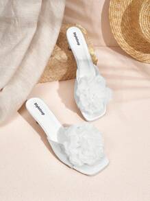 Styleloop Women's High-Heeled Sandals - White - View 1