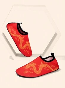 轻便薄底卡通沙滩/游泳/瑜伽多功能鞋 - 紅色 - 查看 3