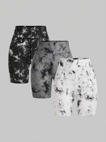 SHEIN Essnce Shorts de yoga sin costuras de cintura alta para mujer con levantamiento de glúteos y control de abdomen para ejercicio de gimnasio y ciclismo
