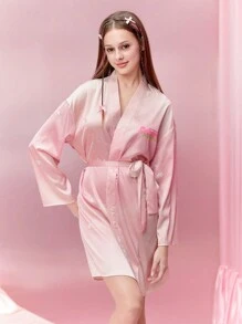 CARDCAPTOR SAKURA | SHEIN Women's Cute Cartoon Figure Printed Comfortable Robe
