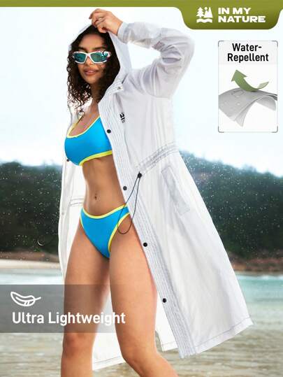 In My Nature Women's Outdoor Lightweight Long Jacket