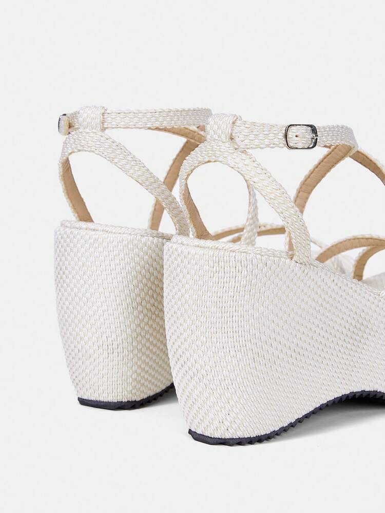 Women's Fashion Round Toe Wedge Heel Thick Bottom Sandals