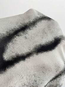 RosyDaze 女士长袖商务休闲衬衫，黑白，秋季