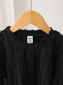 3pcs Young Boys' Casual Texture Round Neck Long Sleeve T-Shirt, Suitable For Spring And Autumn Outdoor And Street Scenes, Perfect For Back To School Season