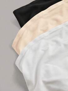 Calvaya Plus 3pcs Solid Ruched Tube Top - Multicolor - View 5