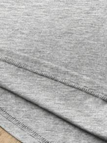 SHEIN LUNE Casual New York Print Loose Round Neck Short Sleeve Dress, Suitable For Summer Suitable For Going Out Chic Dress