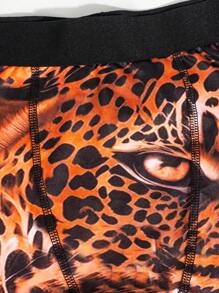 Manfinity Quần lót nam boxer dài in hàng ngày - Nhiều màu - Xem 6