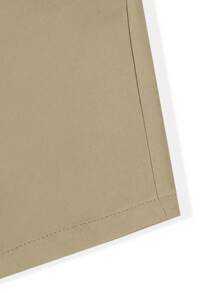 Manfinity Homme 男士夏季休闲宽松短裤，斜口袋，抽绳腰带 - 卡其色 - 查看 5