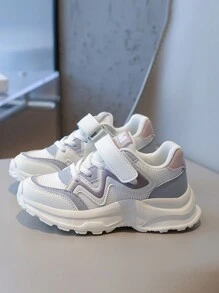 Youth Lightweight And Comfortable Outdoor Sports Shoes, Spring And Autumn Running Sneakers - Pink - View 5