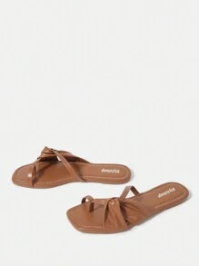 Styleloop Dép đi trong nhà - màu nâu - Xem 3