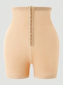 1pc Lady's Mesh Shaping Panties, Flat Angle Design - Apricot - View 5