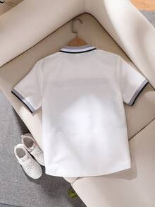 Manfinity Homme Áo sơ mi màu khối ngắn tay dáng rộng giản dị cho nam giới cho mùa hè - Nhiều màu - Xem 2