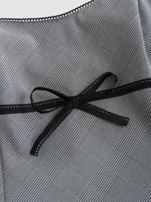 SHEIN Unity Ladies' Simple, Fashionable And Stylish Strappy Backless Camisole With Spaghetti Strap - Grey - View 4