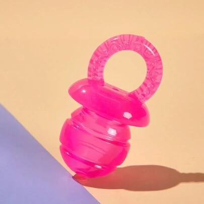 PETSIN TPR透明奶嘴狀可愛狗玩具