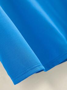 THE HAPPY LOOK Áo thun ngắn tay thể thao ngoài trời dành cho nam thiếu niên Colorblock Knit, đồ thể thao Back To School, Xuân Hè - Nhiều màu - Xem 5