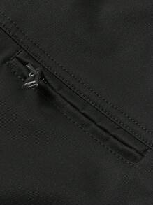 Manfinity Homme Giubbotto da uomo casual da volo a tinta unita per abbigliamento da lavoro all'aperto