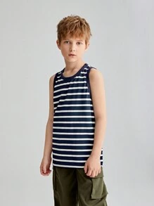 Conjunto de 4 piezas de tops de punto informales y holgados para niño preadolescente, tops básicos cómodos - Caqui - Ver 14