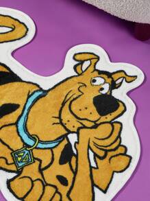 SCOOBY-DOO X SHEIN 1 pieza Alfombra de modelado simple y linda para uso diario - Marrón - Ver 4