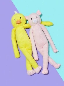 PETSIN Juguete de peluche con forma de pollo con sonajero y chicharra, resistente a mordeduras, para amantes de los perros y madres de perros - Multicolor - Ver 3