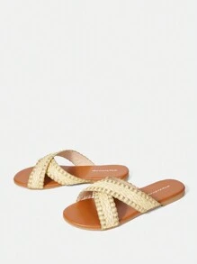 Styleloop Women's Flat Sandals - Yellow - View 4