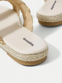 Styleloop Women's Flat Sandals - Yellow - View 6