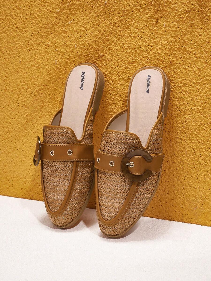 Styleloop Women's Flat Shoes - Brown - View 1